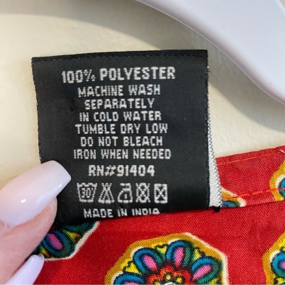 Red Graphic Print Maxi/Mumu - One Size - Picture 7 of 7